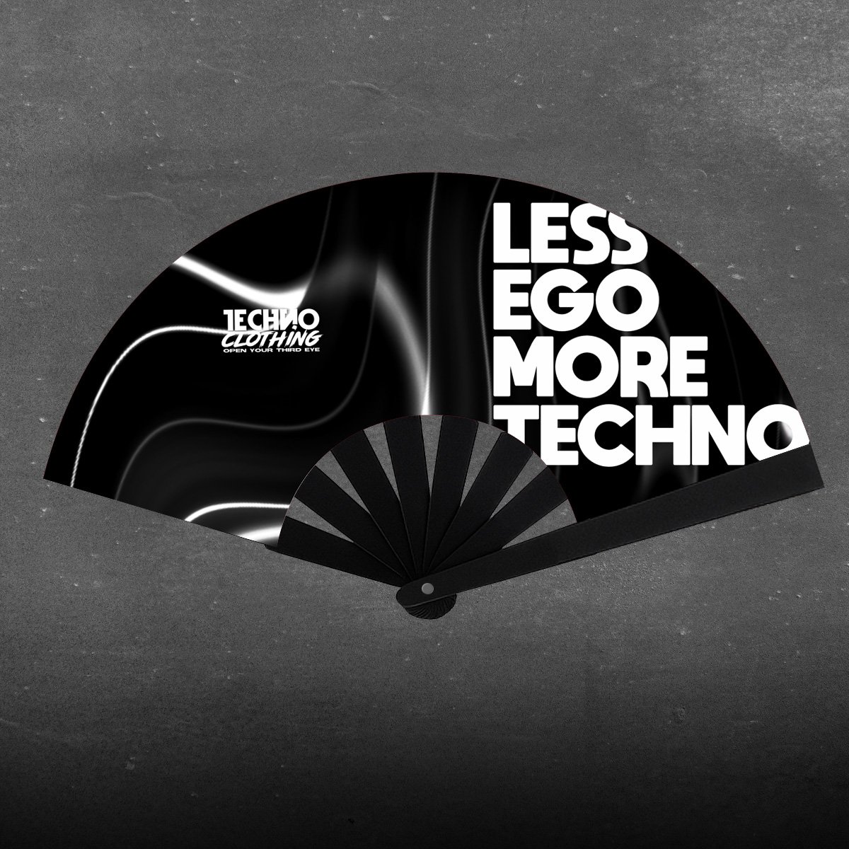 LESS EGO MORE TECHNO - ABANICO