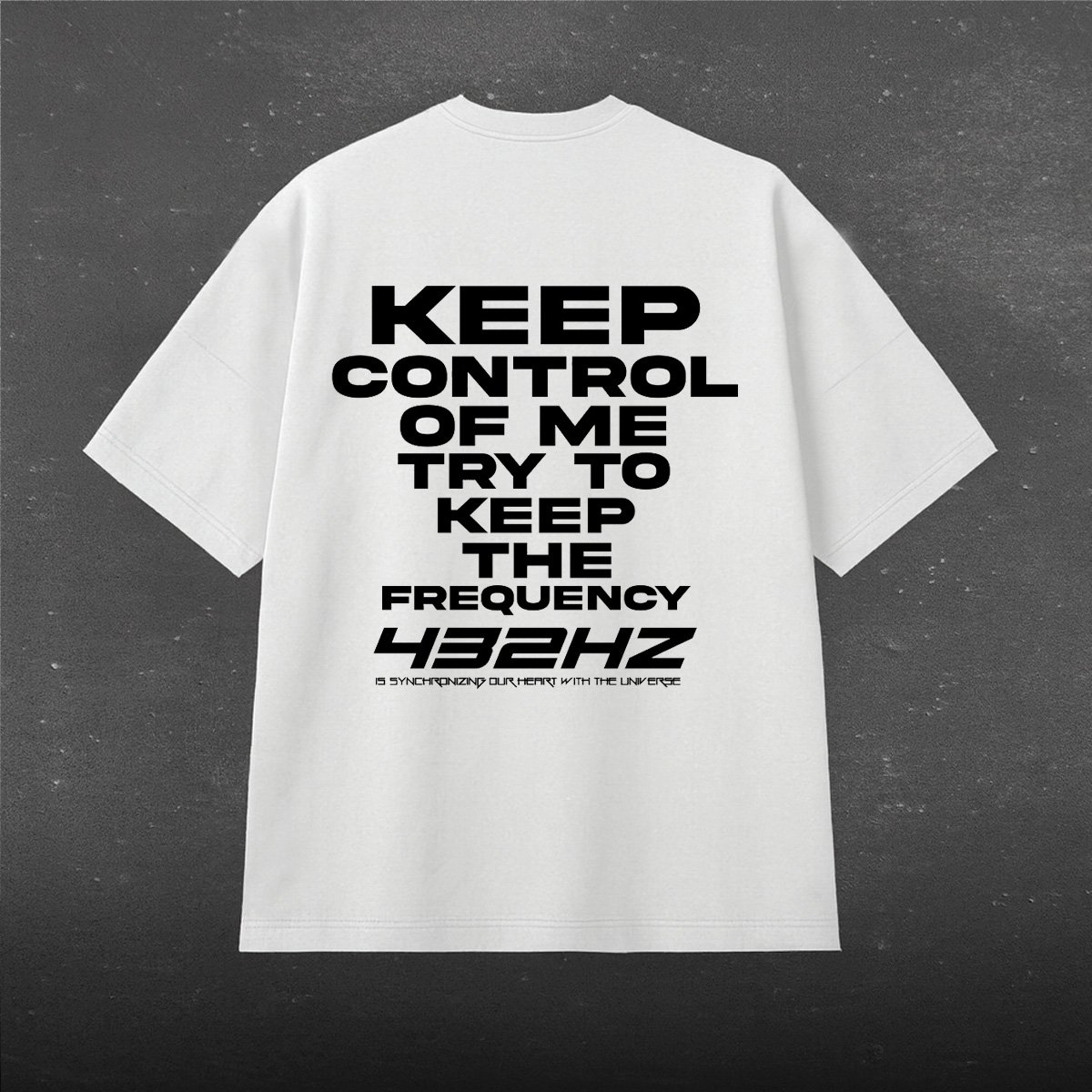 KEEP CONTROL (white)